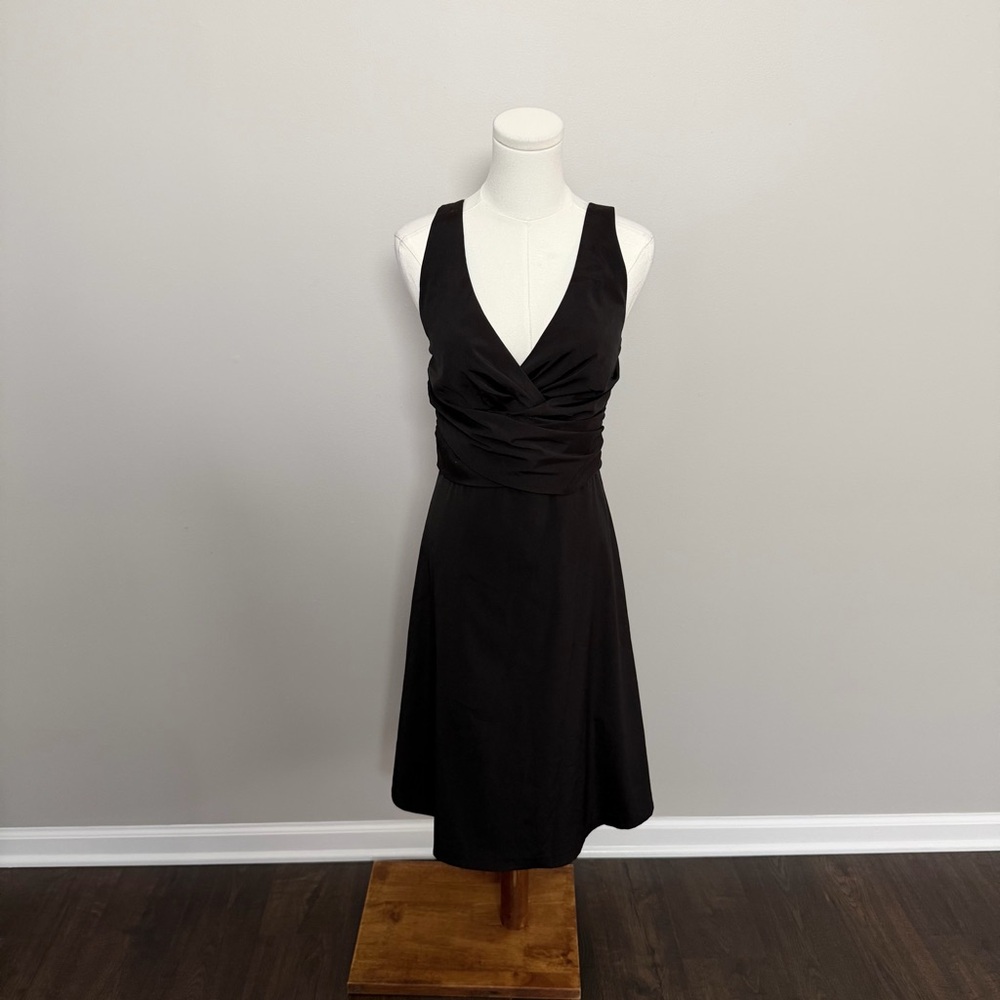 White House Black Market Dress Party Cocktail Prom Evening Little Black Y2K